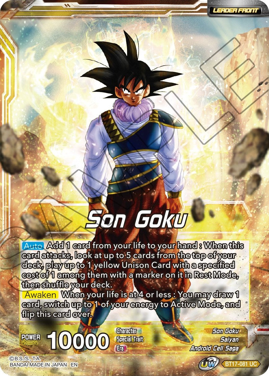 Son Goku // SS Son Goku, Fearless Fighter (BT17-081) [Ultimate Squad Prerelease Promos] | North Valley Games