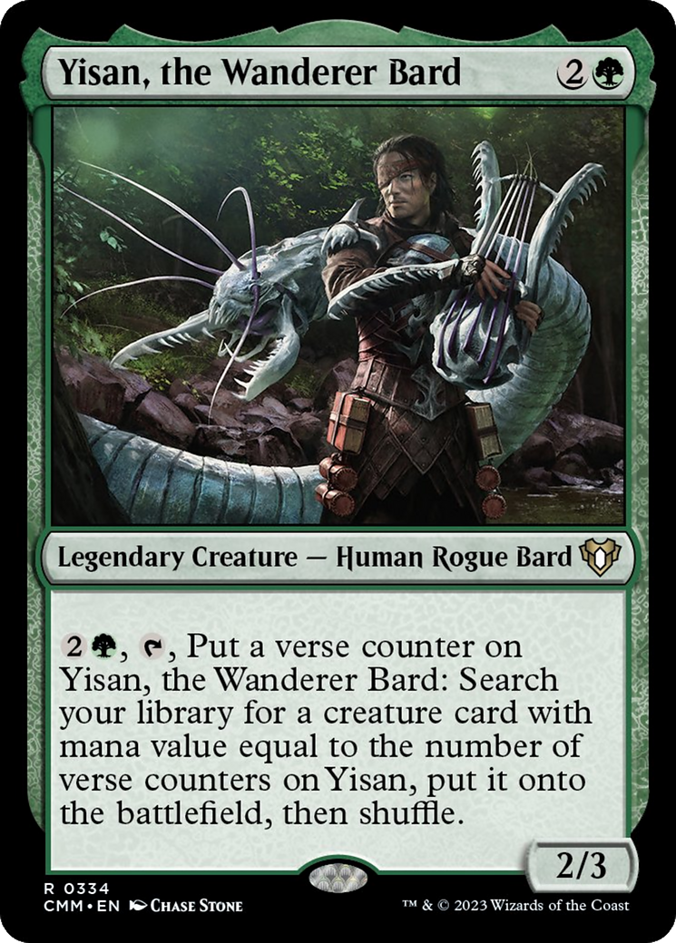 Yisan, the Wanderer Bard [Commander Masters] | North Valley Games