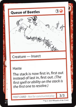 Queue of Beetles (2021 Edition) [Mystery Booster Playtest Cards] | North Valley Games