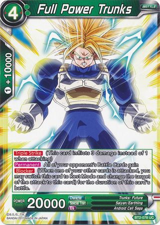 Full Power Trunks (BT2-078) [Union Force] | North Valley Games