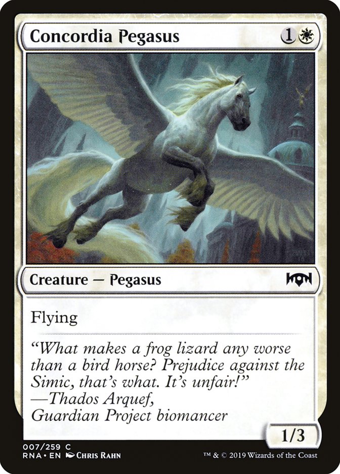 Concordia Pegasus [Ravnica Allegiance] | North Valley Games