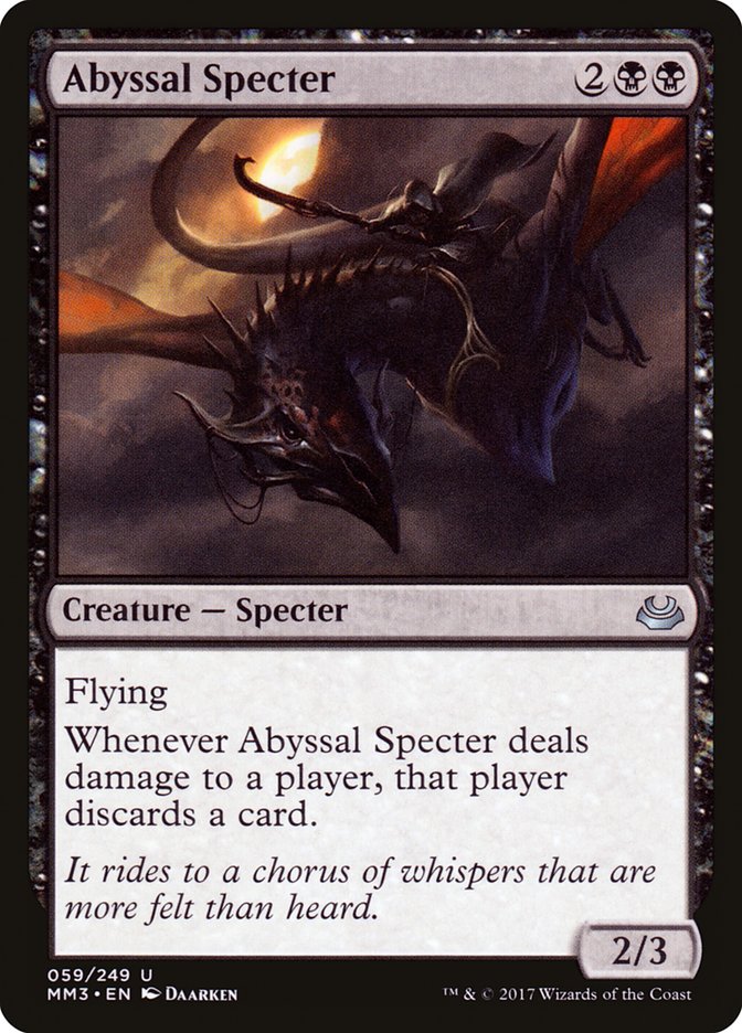 Abyssal Specter [Modern Masters 2017] | North Valley Games