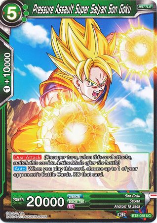 Pressure Assault Super Saiyan Son Goku (BT3-058) [Cross Worlds] | North Valley Games