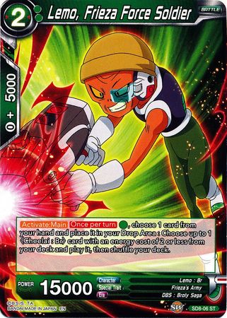 Lemo, Frieza Force Soldier (Starter Deck - Rising Broly) (SD8-06) [Destroyer Kings] | North Valley Games
