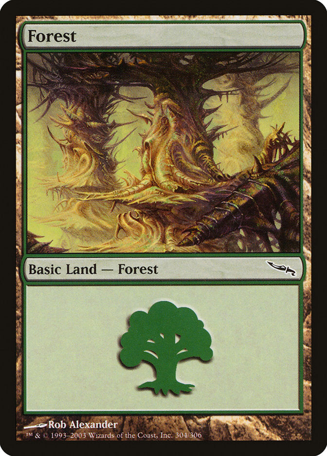 Forest (304) [Mirrodin] | North Valley Games