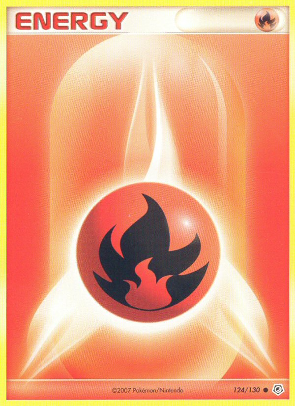 Fire Energy (124/130) [Diamond & Pearl: Base Set] | North Valley Games