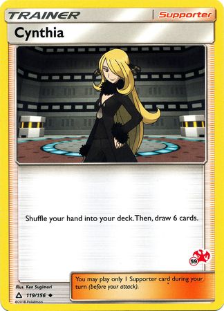Cynthia (119/156) (Charizard Stamp #59) [Battle Academy 2020] | North Valley Games