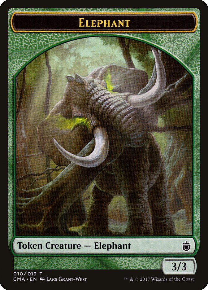 Elephant Token [Commander Anthology Tokens] | North Valley Games
