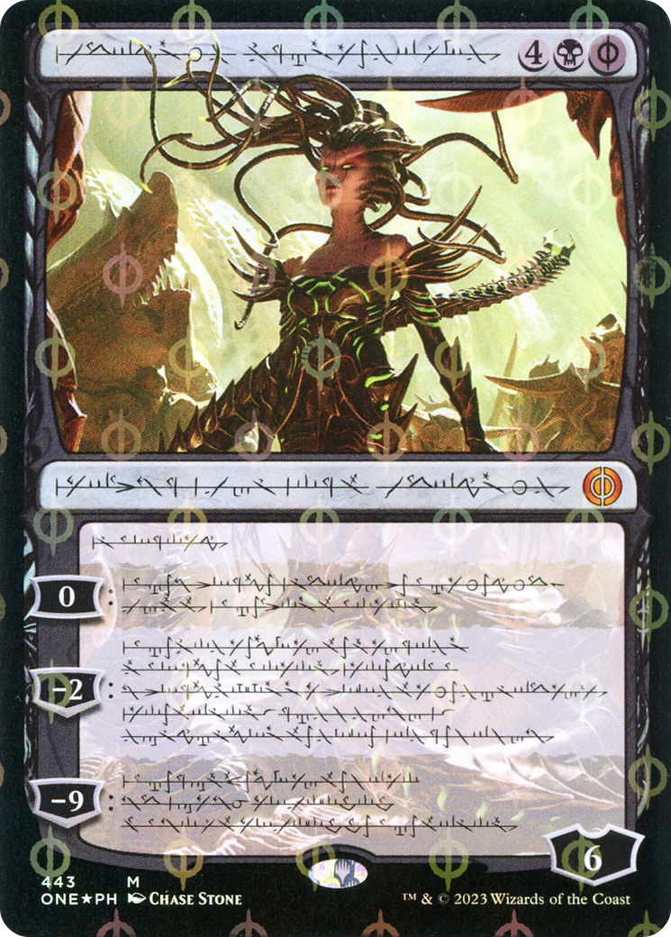 Vraska, Betrayal's Sting (Phyrexian Step-and-Compleat Foil) [Phyrexia: All Will Be One] | North Valley Games
