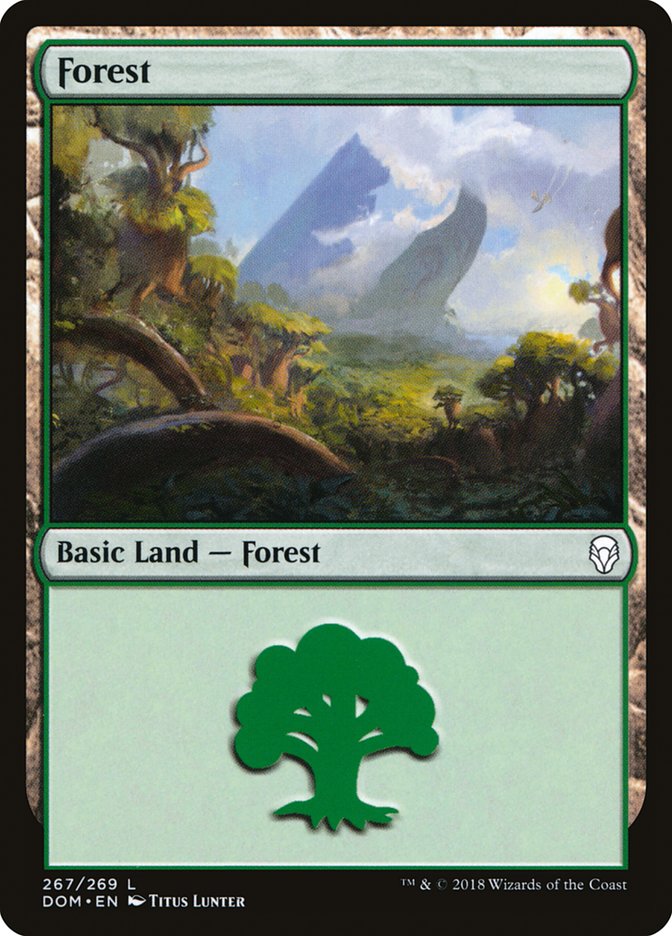 Forest (267) [Dominaria] | North Valley Games