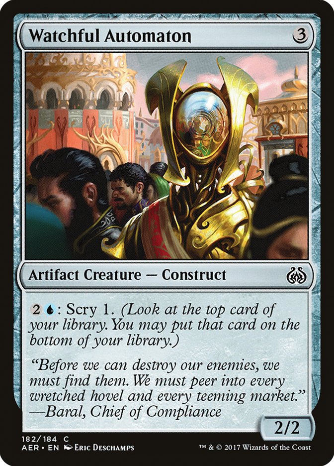 Watchful Automaton [Aether Revolt] | North Valley Games
