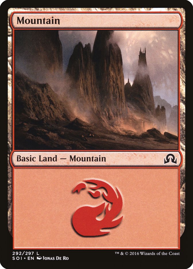 Mountain (292) [Shadows over Innistrad] | North Valley Games