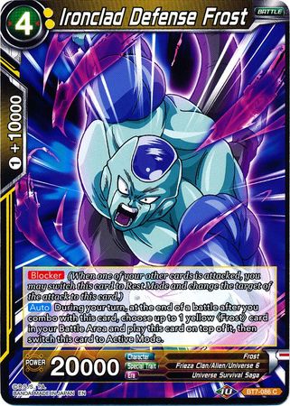 Ironclad Defense Frost (BT7-086) [Assault of the Saiyans] | North Valley Games
