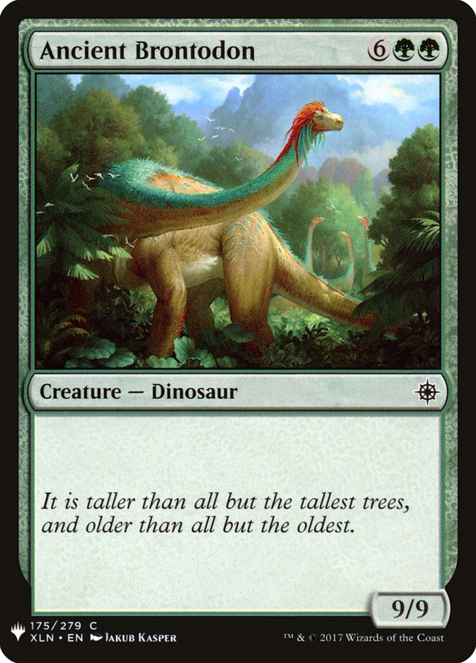 Ancient Brontodon [Mystery Booster] | North Valley Games