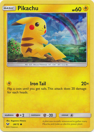 Pikachu (28/73) (Cracked Ice Holo) [Miscellaneous Cards] | North Valley Games