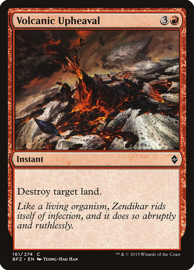 Volcanic Upheaval [Battle for Zendikar] | North Valley Games