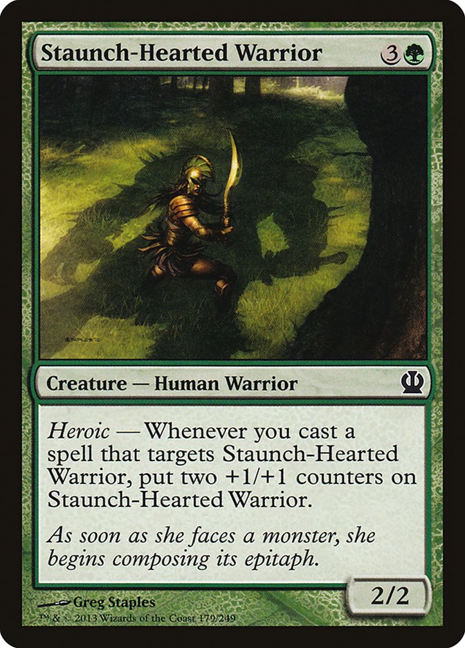 Staunch-Hearted Warrior [Theros] | North Valley Games