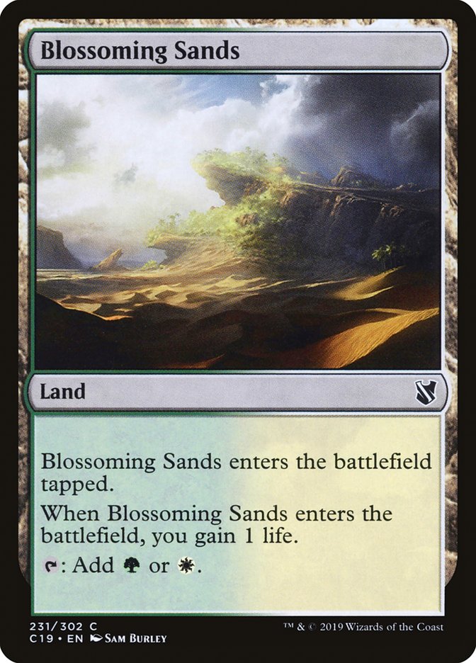 Blossoming Sands [Commander 2019] | North Valley Games