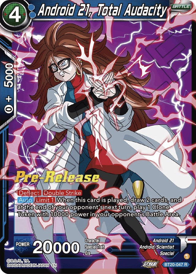 Android 21, Total Audacity (BT20-047) [Power Absorbed Prerelease Promos] | North Valley Games