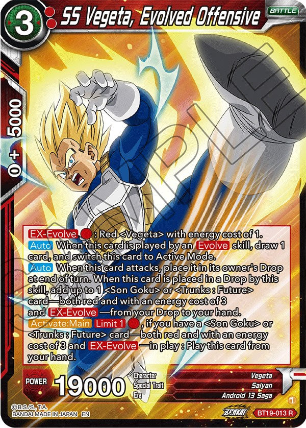 SS Vegeta, Evolved Offensive (BT19-013) [Fighter's Ambition] | North Valley Games
