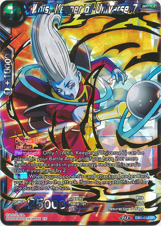 Whis, Keeper of Universe 7 (DB1-032) [Dragon Brawl] | North Valley Games