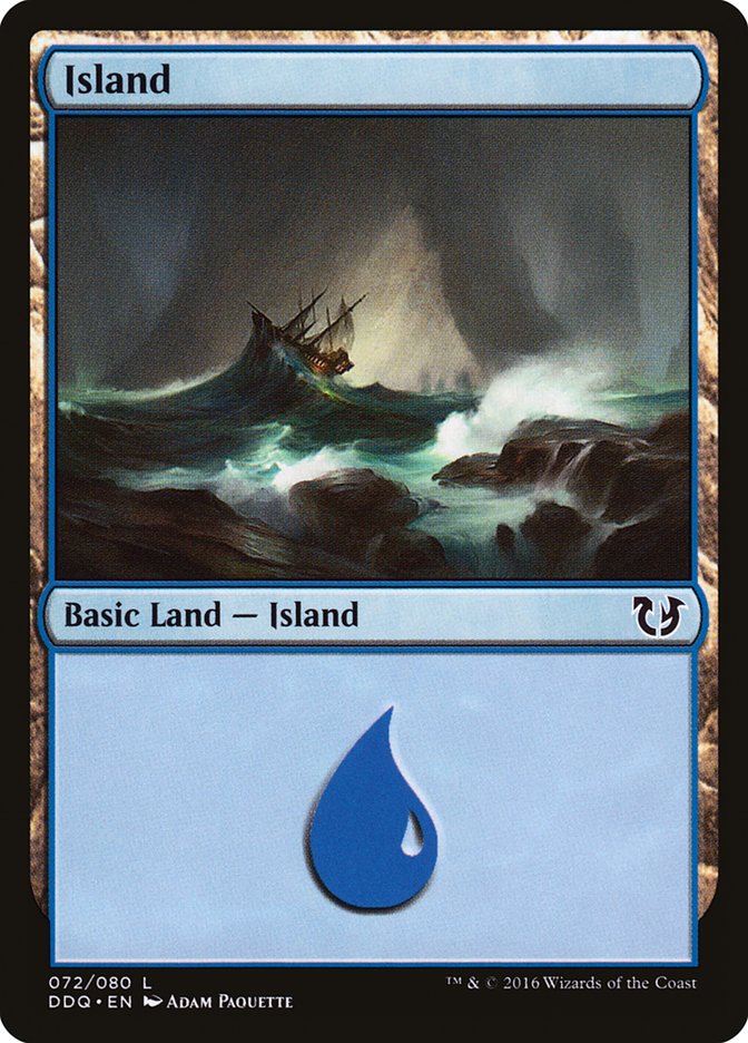Island (72) [Duel Decks: Blessed vs. Cursed] | North Valley Games
