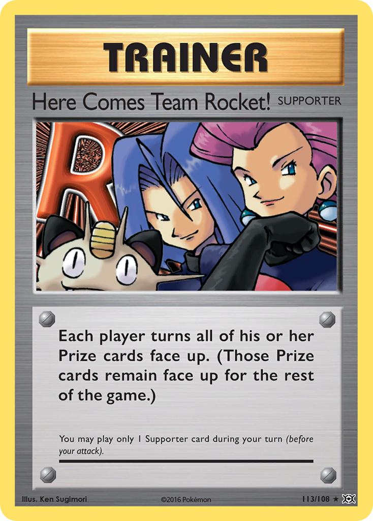 Here Comes Team Rocket! (113/108) [XY: Evolutions] | North Valley Games
