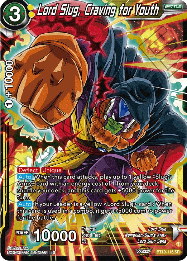 Lord Slug, Craving for Youth (BT19-115) [Fighter's Ambition] | North Valley Games
