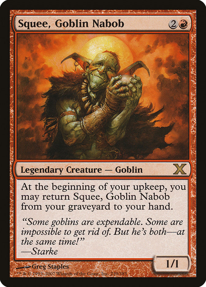 Squee, Goblin Nabob [Tenth Edition] | North Valley Games
