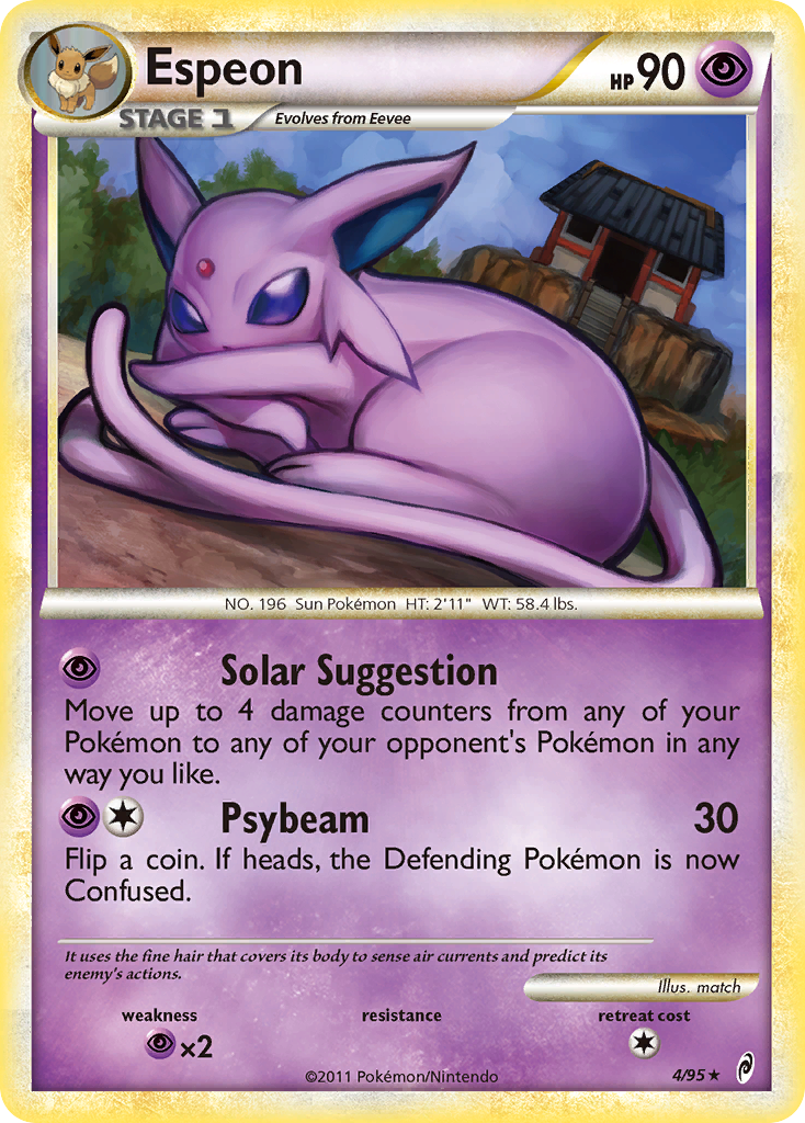 Espeon (4/95) [HeartGold & SoulSilver: Call of Legends] | North Valley Games