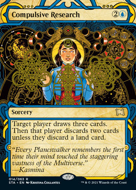 Compulsive Research (Foil Etched) [Strixhaven: School of Mages Mystical Archive] | North Valley Games