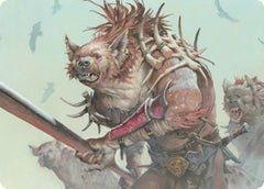 Gnoll Art Card [Dungeons & Dragons: Adventures in the Forgotten Realms Art Series] | North Valley Games