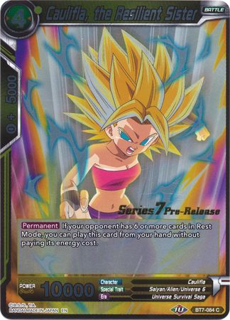 Caulifla, the Resilient Sister (BT7-084_PR) [Assault of the Saiyans Prerelease Promos] | North Valley Games