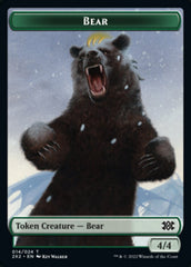 Bear // Spirit (008) Double-Sided Token [Double Masters 2022 Tokens] | North Valley Games