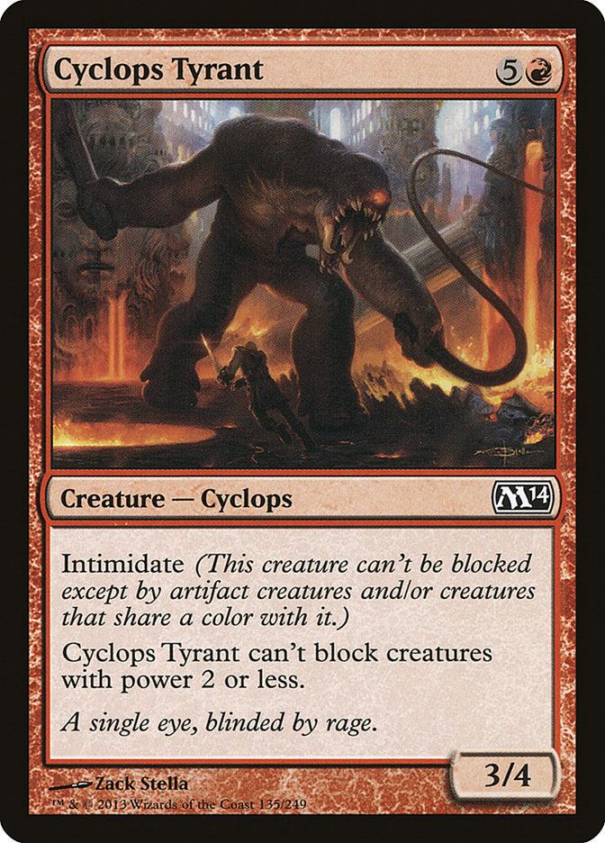 Cyclops Tyrant [Magic 2014] | North Valley Games