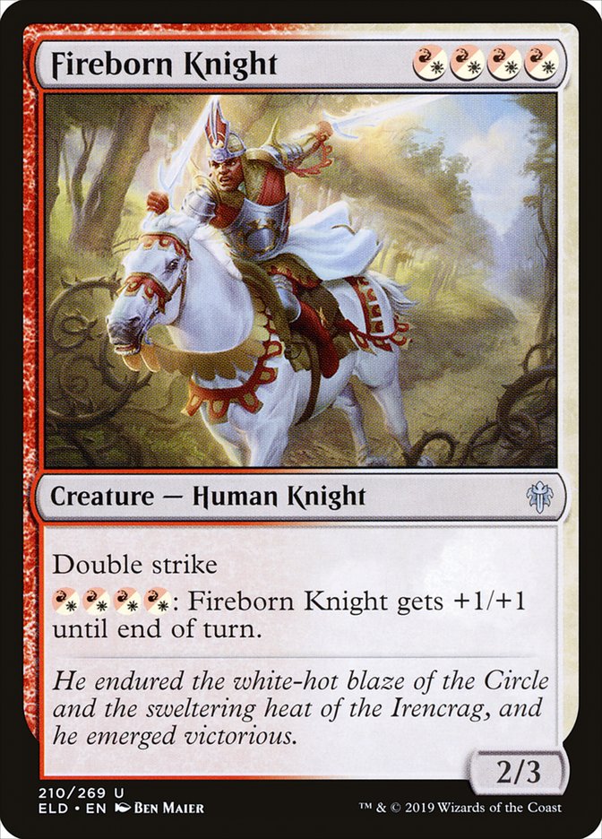 Fireborn Knight [Throne of Eldraine] | North Valley Games