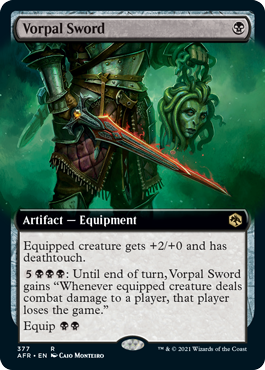 Vorpal Sword (Extended Art) [Dungeons & Dragons: Adventures in the Forgotten Realms] | North Valley Games