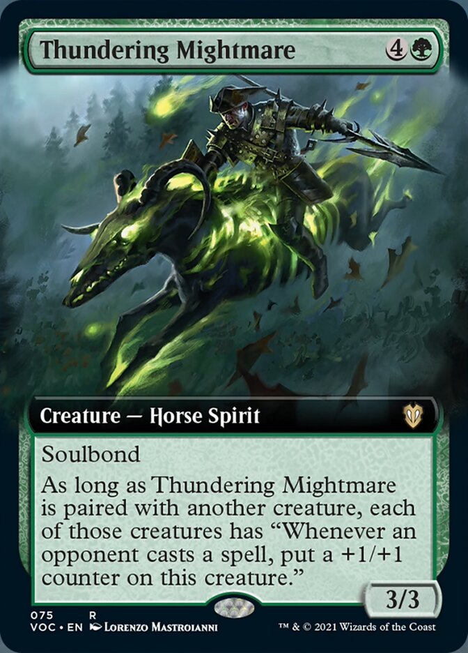 Thundering Mightmare (Extended Art) [Innistrad: Crimson Vow Commander] | North Valley Games