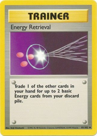 Energy Retrieval (81/102) [Base Set Unlimited] | North Valley Games