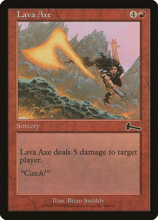 Lava Axe [Urza's Legacy] | North Valley Games