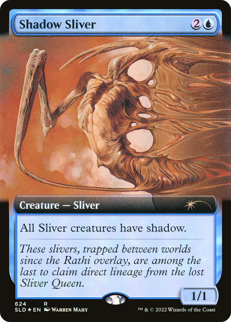 Shadow Sliver (Extended Art) [Secret Lair Drop Promos] | North Valley Games