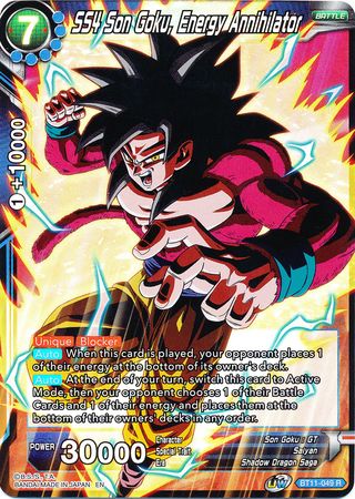 SS4 Son Goku, Energy Annihilator (BT11-049) [Vermilion Bloodline 2nd Edition] | North Valley Games
