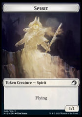 Spirit // Zombie (015) Double-Sided Token [Innistrad: Midnight Hunt Tokens] | North Valley Games