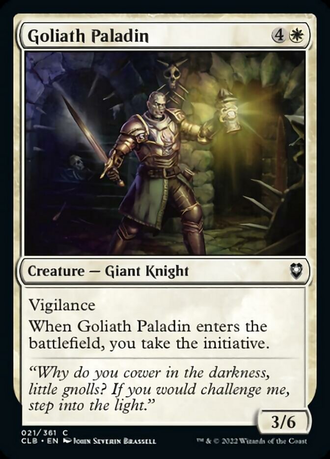 Goliath Paladin [Commander Legends: Battle for Baldur's Gate] | North Valley Games