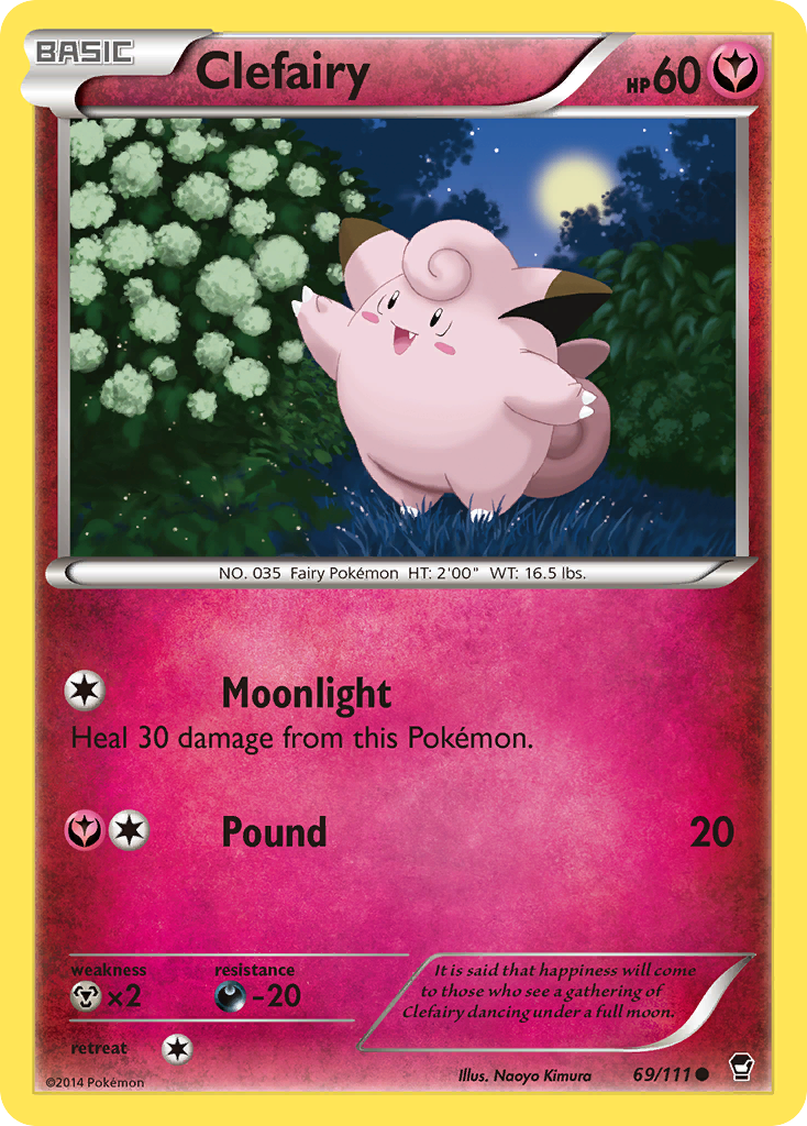 Clefairy (69/111) [XY: Furious Fists] | North Valley Games