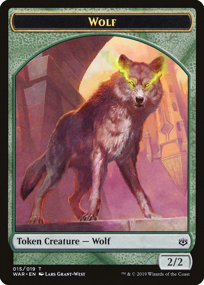 Wolf Token [War of the Spark Tokens] | North Valley Games