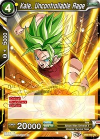 Kale, Uncontrollable Rage (Divine Multiverse Draft Tournament) (DB2-102) [Tournament Promotion Cards] | North Valley Games