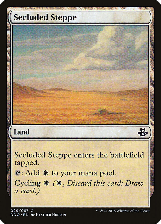 Secluded Steppe [Duel Decks: Elspeth vs. Kiora] | North Valley Games