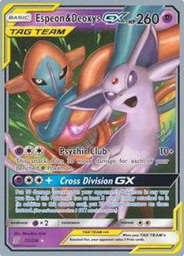 Espeon & Deoxys GX (72/236) (Perfection - Henry Brand) [World Championships 2019] | North Valley Games