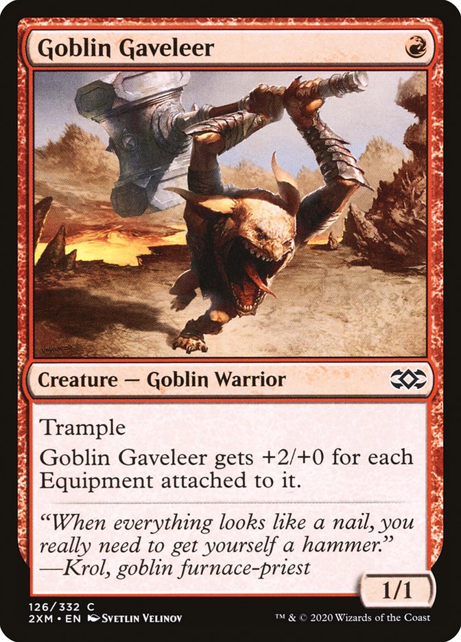 Goblin Gaveleer [Double Masters] | North Valley Games